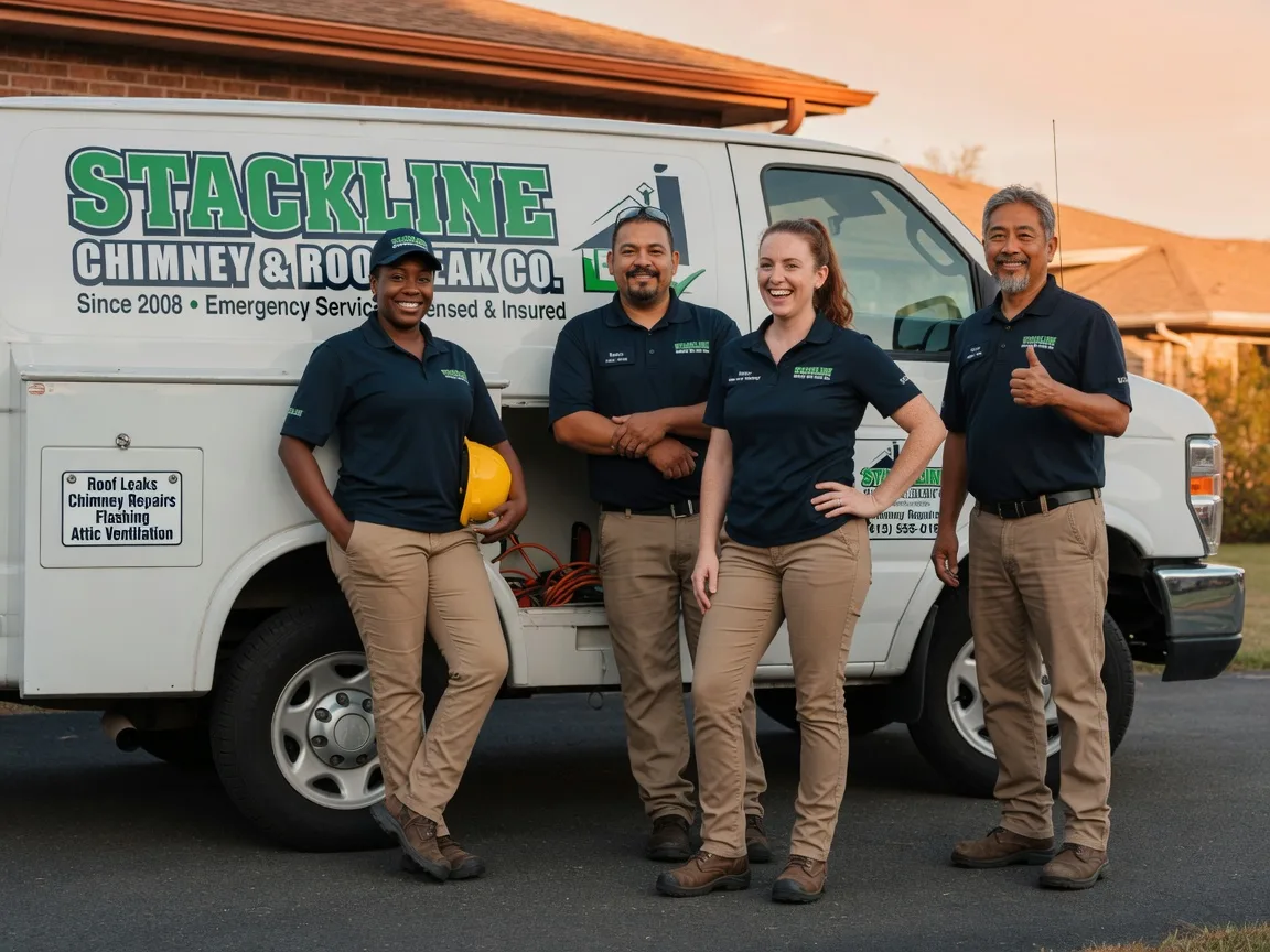Chimney flashing repair company in Stanton, ND